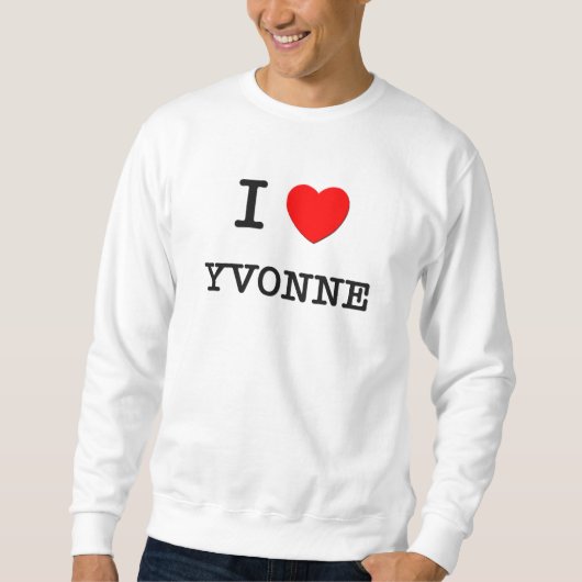 Sweatshirt J'aime Yvonne (Devant)