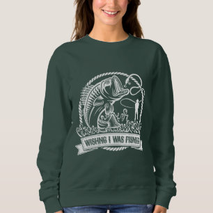 Sweatshirt J'Aimerais Pêcher