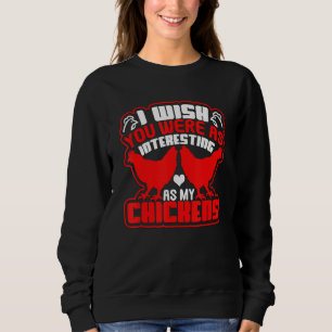 Sweatshirt J'Aimerais Que Vous Soyez Aussi Intéressant Que Me