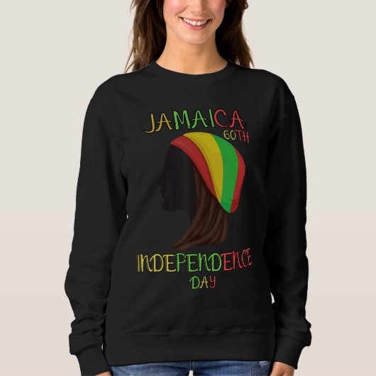 Sweatshirt Jamaica 60th Independence Proud To Be Jamaican 5 (Devant)