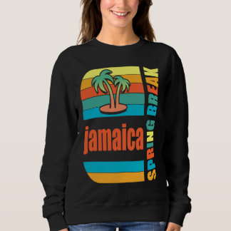 Sweatshirt Jamaica Spring Break High School Retro Beach Graph