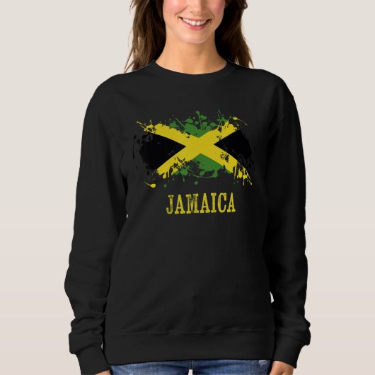 Sweatshirt Jamaican enthusiasts for Jamaica and Jamaica (Devant)