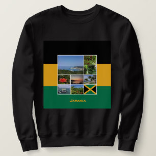 Sweatshirt Jamaïque - Collage photo