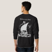 Sweatshirt Jamais trop mort pour l'aventure (Dos entier)
