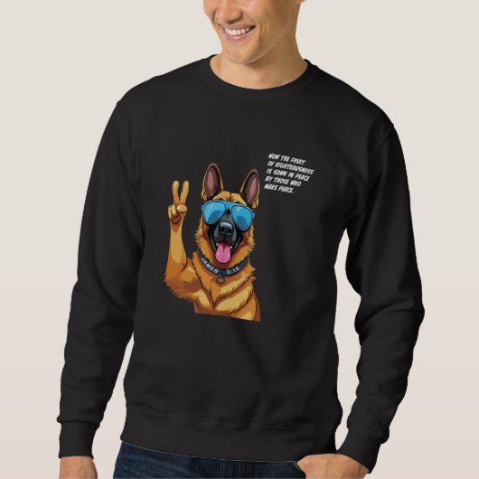 Sweatshirt James 3:18 Bible Scripture - Christian (Devant)
