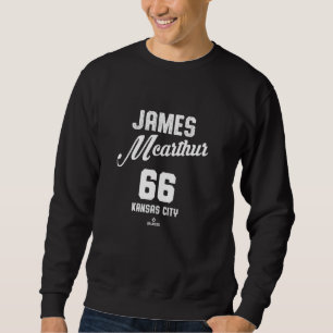 Sweatshirt James McArthur 66 Kansas City Baseball Vintage MLB
