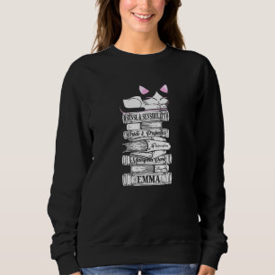 Sweatshirt Jane Austen M. Darcy Citation romantique Livre lit