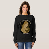 Sweatshirt Jane Goodall Inspired Quote (Devant entier)
