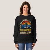 Sweatshirt Janitor Cleaner Never Underestimate An Old Man Wit (Devant entier)