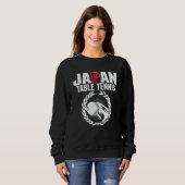 Sweatshirt Japan Table Tennis Japanese Ping Pong Team Suppo (Devant entier)