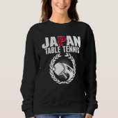 Sweatshirt Japan Table Tennis Japanese Ping Pong Team Suppo (Devant)