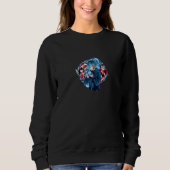 Sweatshirt Japanese Aesthetic Koi Fish Vaporwave Boy (Devant)