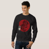 Sweatshirt Japanese Flag Koi Fish Koi Carp Aquarium Koi Kanji (Devant entier)