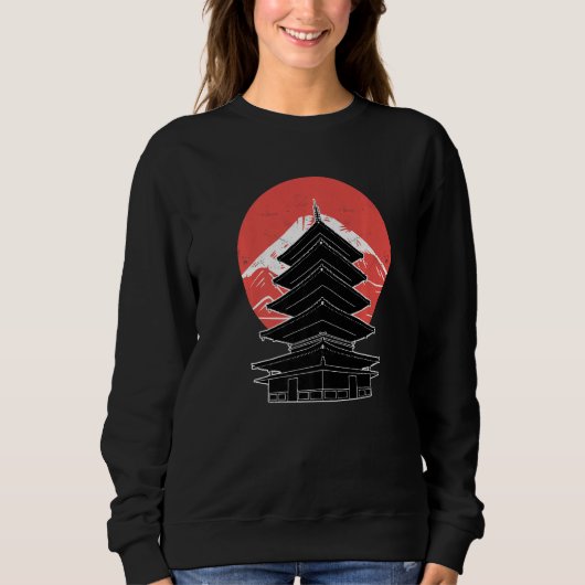 Sweatshirt Japanese Pagoda Premium (Devant)