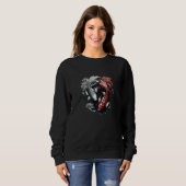 Sweatshirt Japanese Samurai Aesthetic Koi Fish (Devant entier)