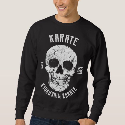 Sweatshirt Japanese Skull Karate (Devant)