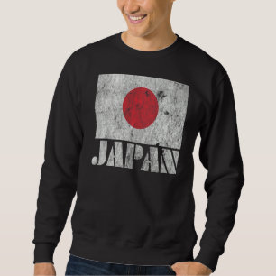 Sweatshirt Japon Drapeau Vintage Pays Souvenir