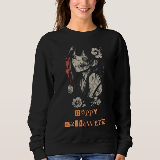 Sweatshirt Japon Halloween heureux (Devant)