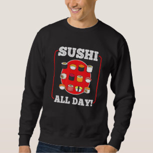 Sweatshirt Japon Sashimi Sushi Chopsticks Sushibar Temaki Nor