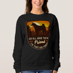 Sweatshirt Japonais Akita Inu Retro 12