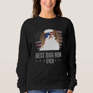 Sweatshirt Japonais Chin Meilleur Chien Maman Jamais Rétro Us