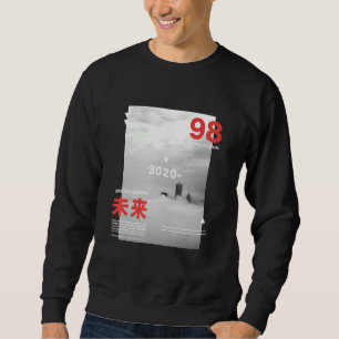 Sweatshirt Japonais Street Cyberpunk Tokyo Streetwear Aesthet