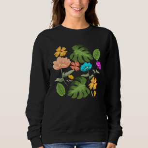 Sweatshirt Jardin botanique fleur plante horticulture MP