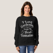 Sweatshirt Jardin Cadeaux pour Hommes Femmes J'aime jardiner  (Devant entier)