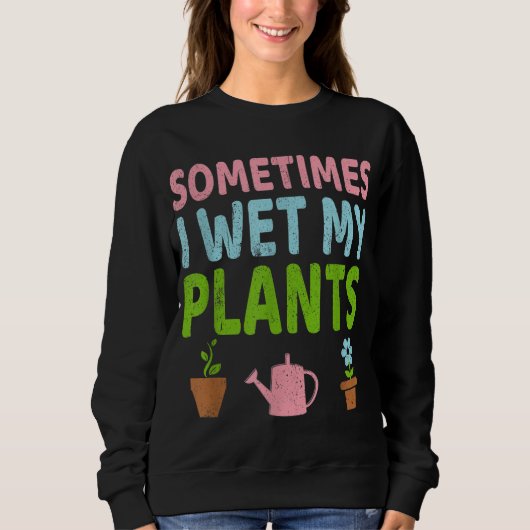 Sweatshirt Jardin de fleurs pour jardiner (Devant)