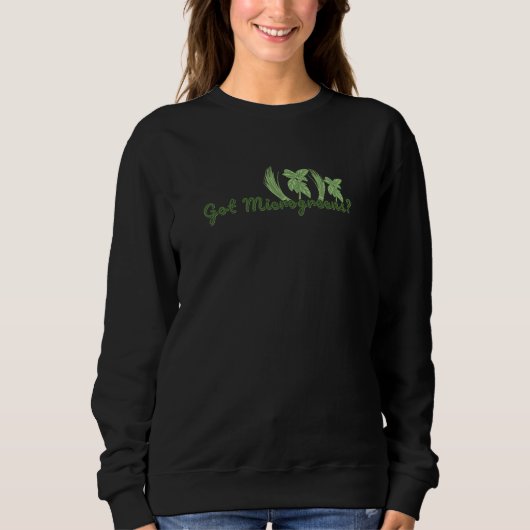 Sweatshirt Jardin de Microgreens (Devant)
