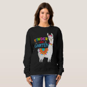 Sweatshirt Jardin d'enfants Enseignant Pas de Prob Llama Fill (Devant entier)
