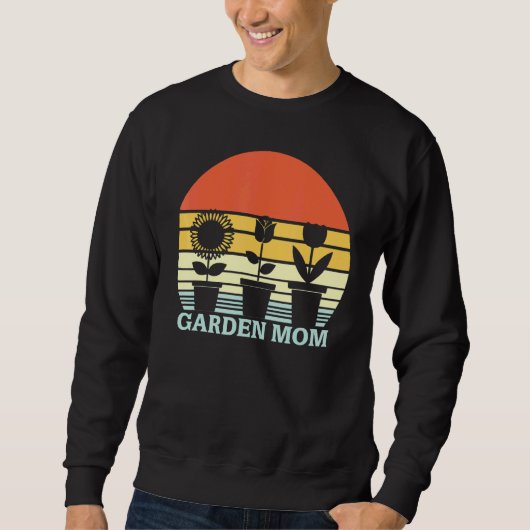 Sweatshirt Jardin des femmes maman (Devant)