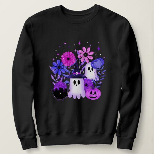 Sweatshirt Jardin effrayant de minuit (Design devant)
