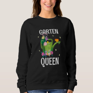 Sweatshirt Jardin Jardin fleuriste Chefin Jardin Reine