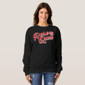 Sweatshirt Jardin rose Jardin jardiner Rose Queen (Devant entier)