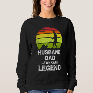 Sweatshirt Jardinage de laiton de tondeuse de gazon - Époux p