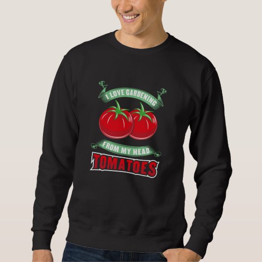 Sweatshirt Jardinage Tomates (Devant)