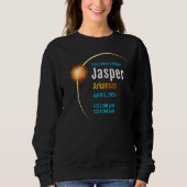 Sweatshirt Jasper Arkansas Ar Total Solar Eclipse 2024 1 (Devant)