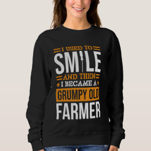 Sweatshirt J'avais l'habitude de sourire de la conception agr