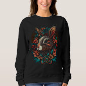 Sweatshirt JCombs Colorful Magical Bunny Rabbit  2 (Devant)