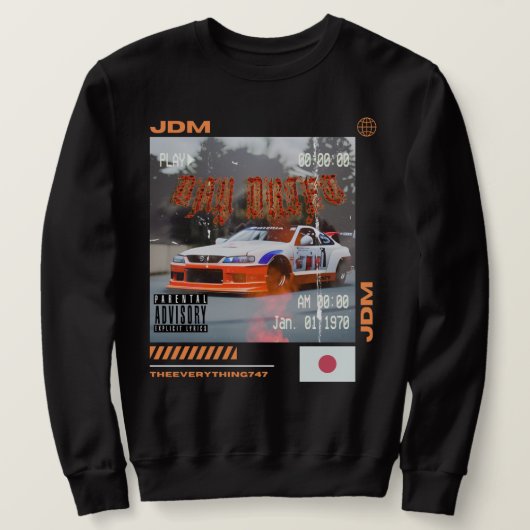 Sweatshirt JDM Nissan Silvia S15 (Design devant)