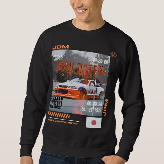 Sweatshirt JDM Nissan Silvia S15 (Devant)