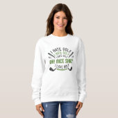 Sweatshirt Je déteste le golf (Devant entier)