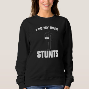Sweatshirt Je Fais Mes Propres Têtes Bras Cassé 1