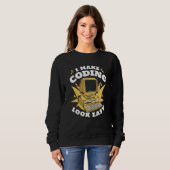 Sweatshirt Je fais que la programmation semble facile Ingénie (Devant entier)