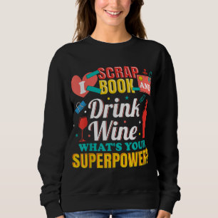 Sweatshirt Je gratte-ciel et bois du vin quelle est votre sup
