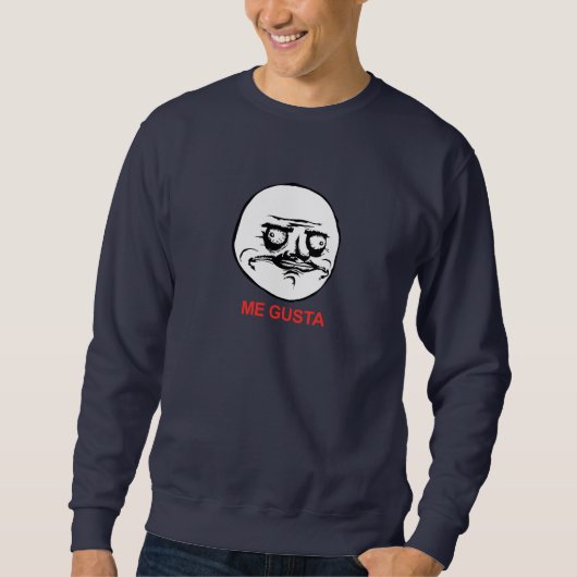 Sweatshirt Je Gusta fait face à Meme (Devant)