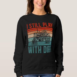 Sweatshirt Je Joue Toujours Avec La Ferme Tracteur Agricole F