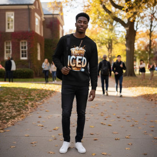 SWEATSHIRT JE L'AIME EN GLACE 3D