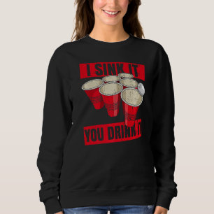 Sweatshirt Je L'Aime Vous Buvez Citation Pour Un Champ De Pon